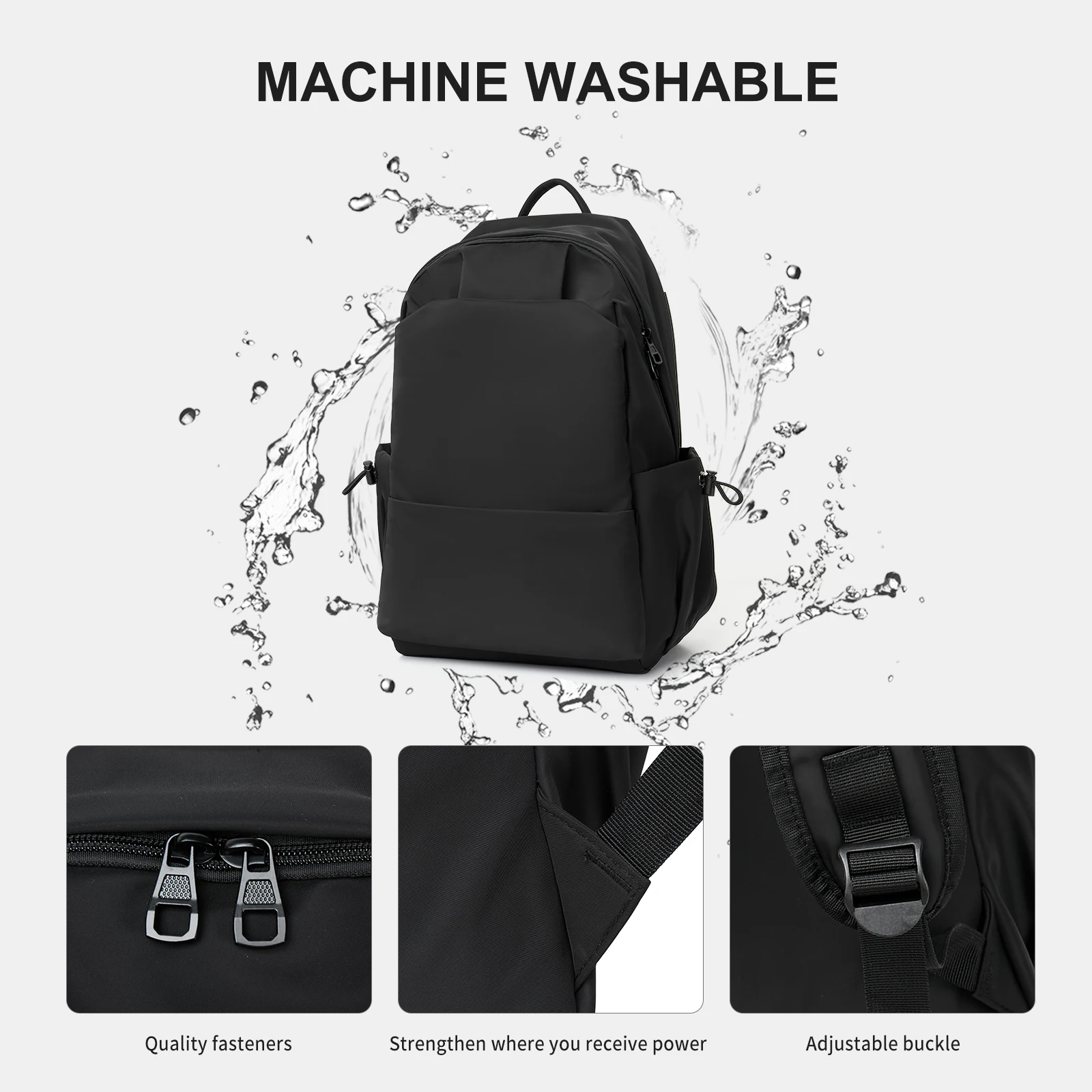 School Backpack For Women Men Waterproof College Backpack Lightweight Travel Backpack Rucksack Casual Daypack Laptop Backpacks