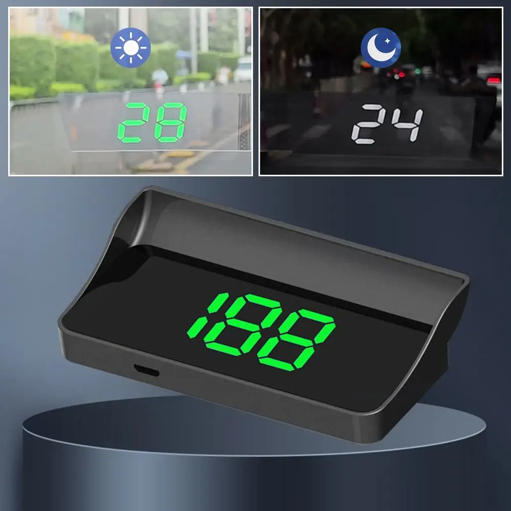 

HD Car Head Up Display Windshield Projector KM/H Cars Speedometer Fuel Consumption Auto Electronics Accessories GPS System Car