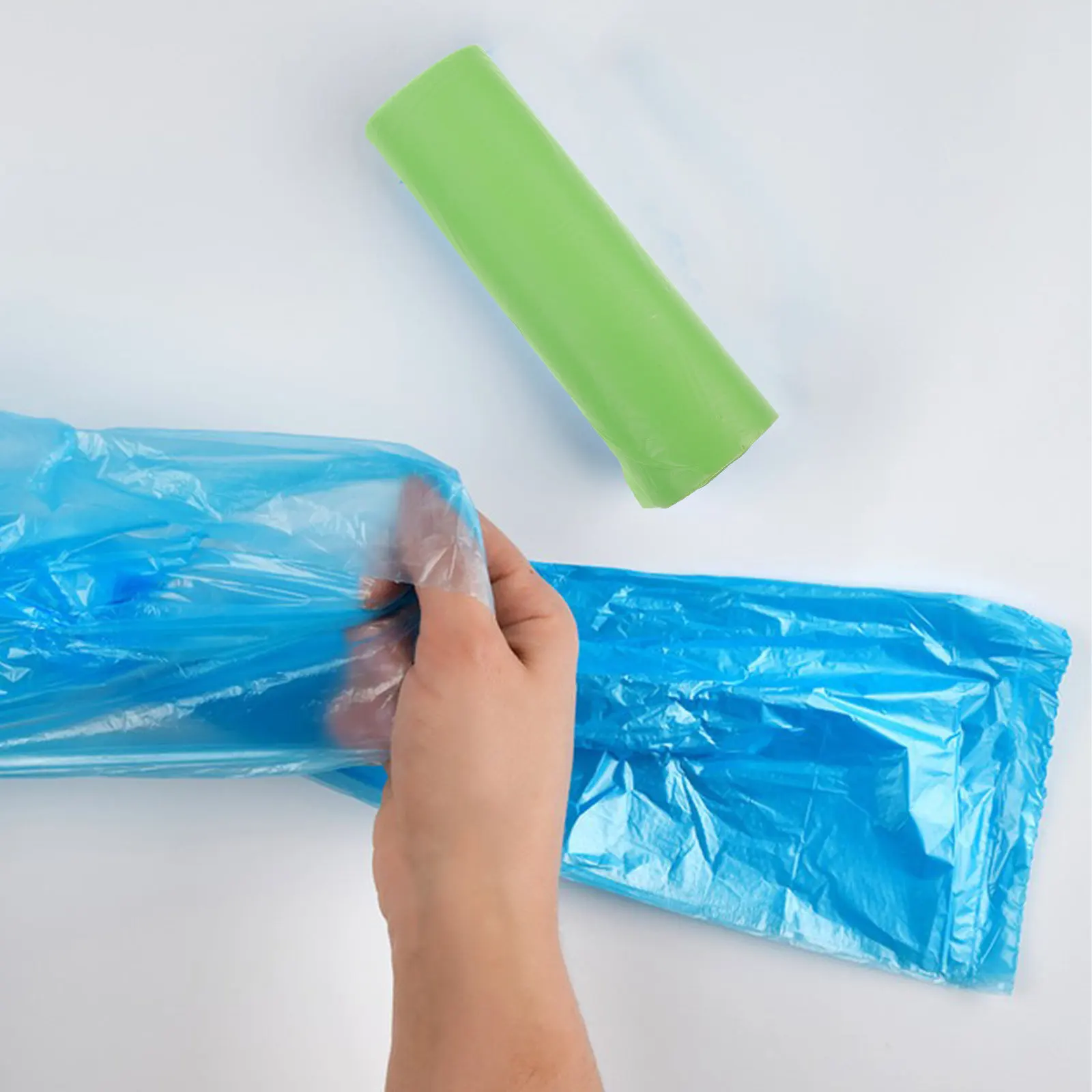 

2 рулона биоразлагаемых мешков для садового мусора, для листьев, компоста, для уборки газона, для органических удобрений