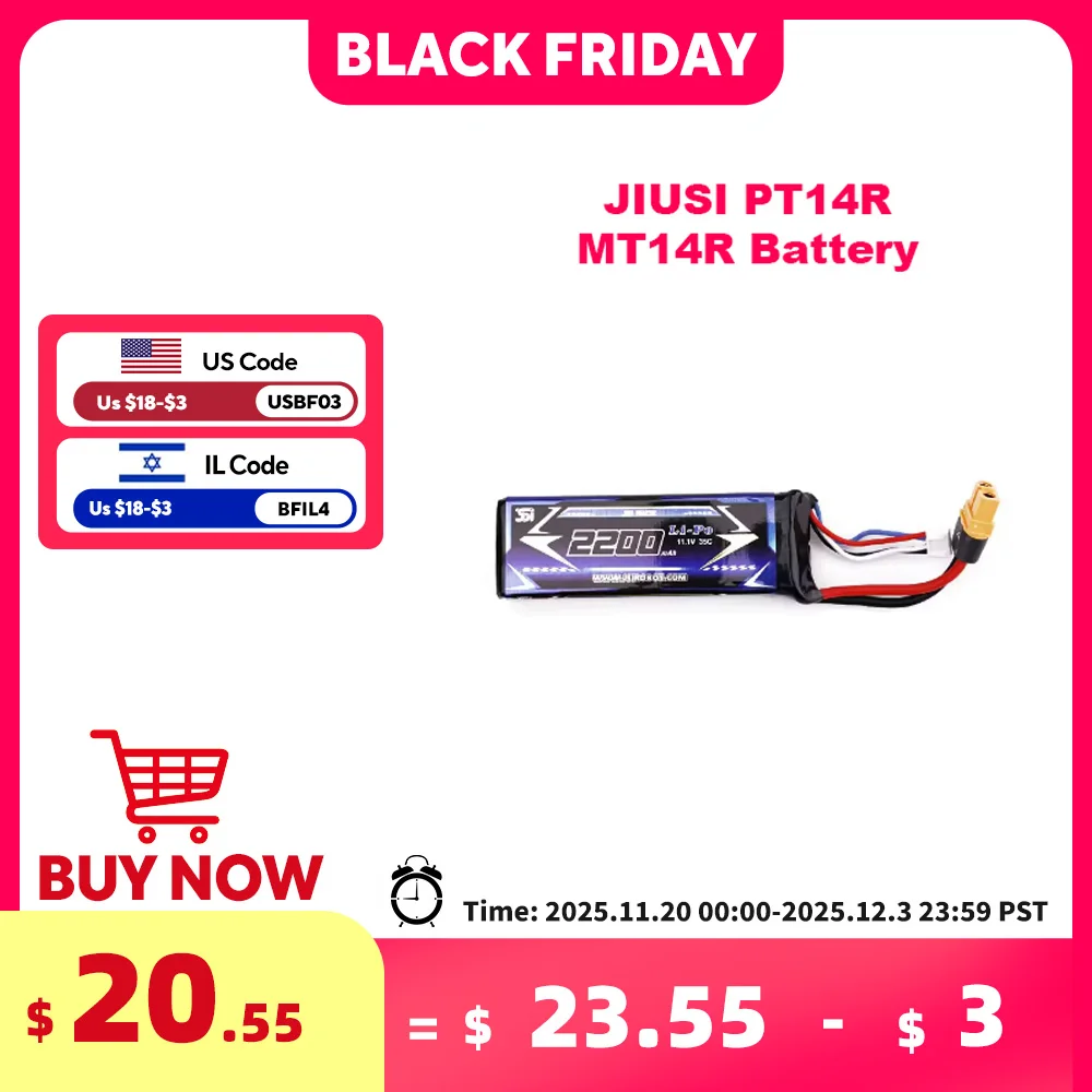 

JIUSI PT14R MT14R Battery High Power 2200 mAh 3S 35C 11.11 RC Car Battery Original JIUSI Battery