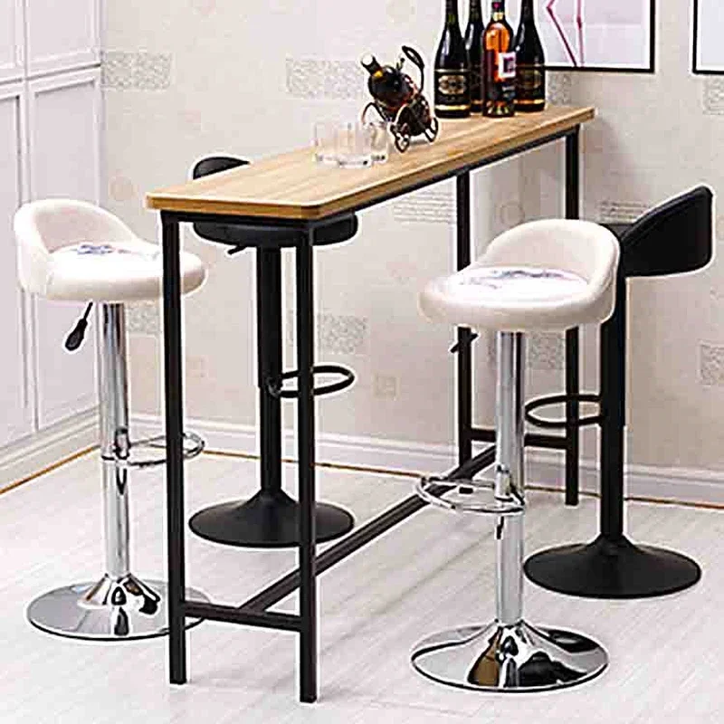 Reception Desk Checkstand Bar Chairs Stainless Steel Architect Furniture Adjust Pub Counter Stool Nordic Chaise Haute Pour Bar