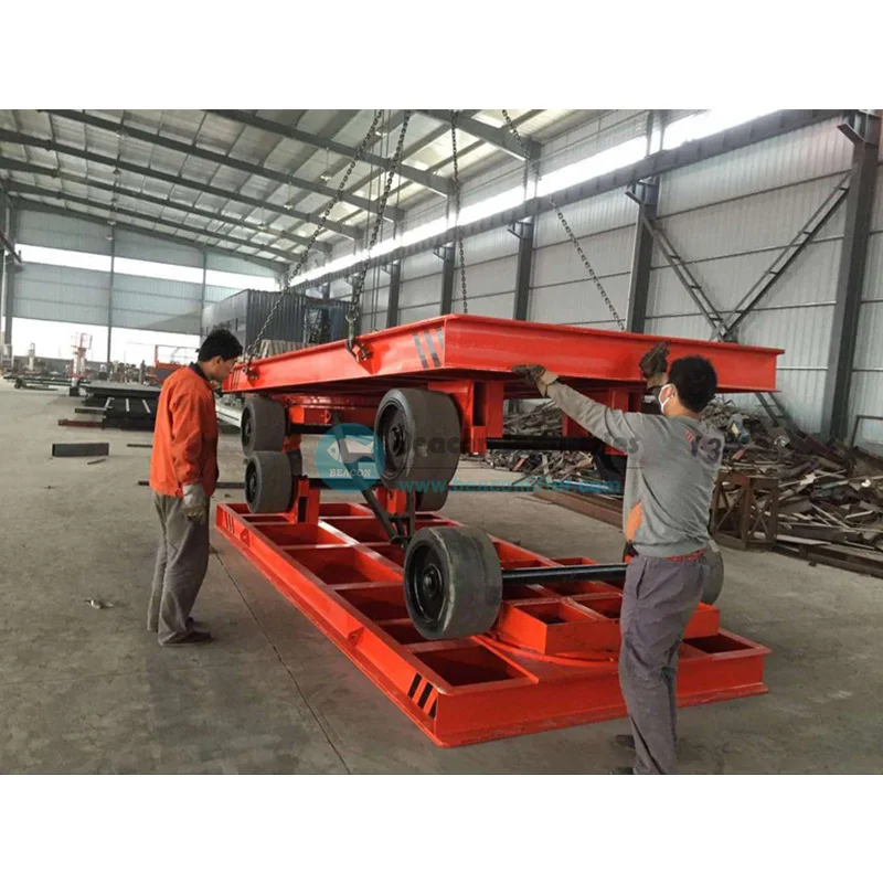 15ton Customized mounted electric battery flat car transporter