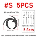 5pcs black S