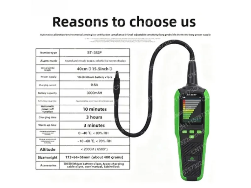 Coolant Leak Detector for Refrigerators Air Conditioners Automotive Refrigerant Diagnostic Tool