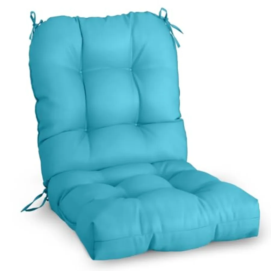 

Tufted Outdoor/Indoor Seat/Back Chair Cushion Set of 1 42'' x 21