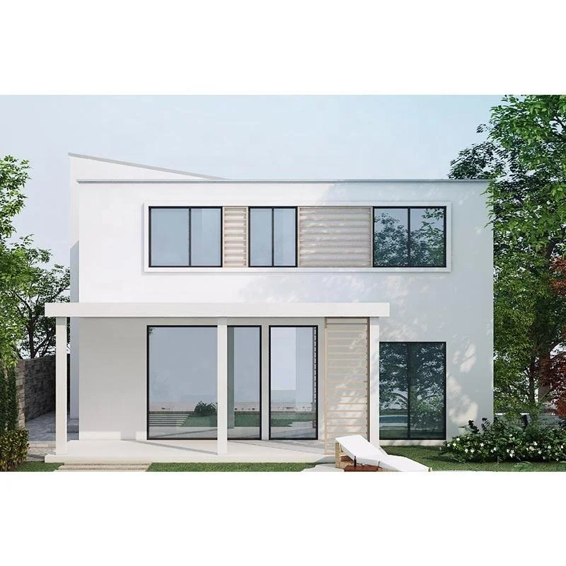 Turnkey Luxury Modern Light Steel Prefabricated Villa Structural System Fast Install Apartment Use Bedroom Kitchen Bathroom