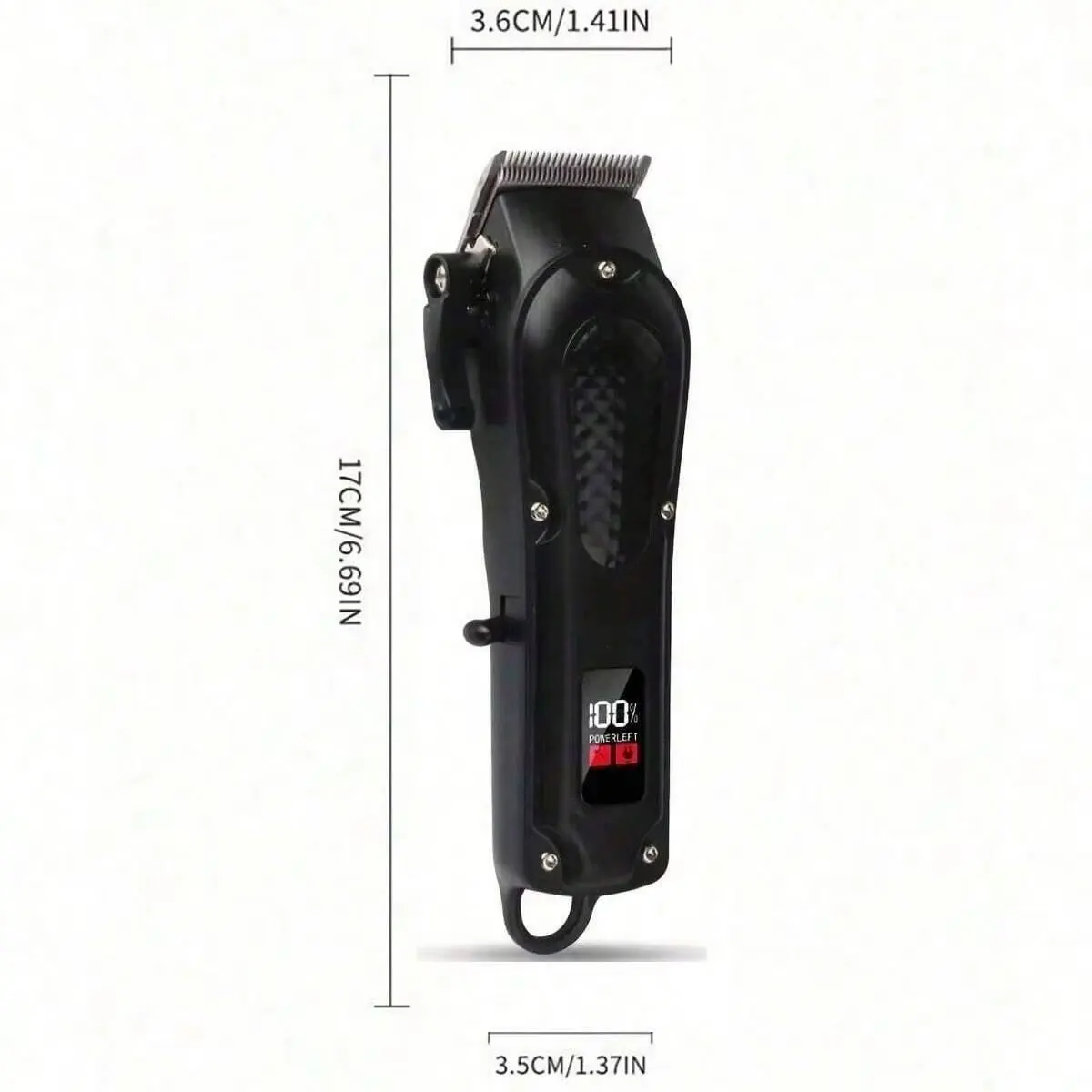 ماكينة قص الشعر الاحترافية القابلة لإعادة الشحن عبر USB وتشذيب اللحية، لاسلكية، هدية مثالية للرجال