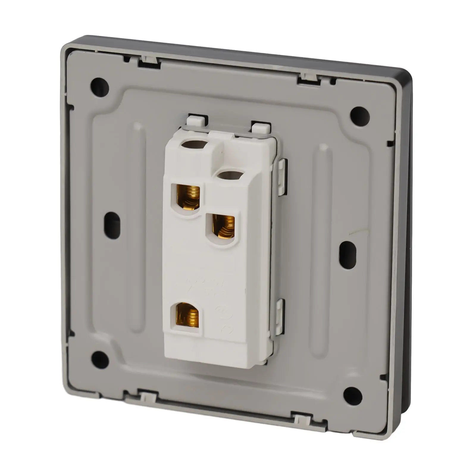 None Button Switch Switches Flame Gray PC PC Material Retardant Rocker Switch Switch Wall Light 1/2/3 Gang None