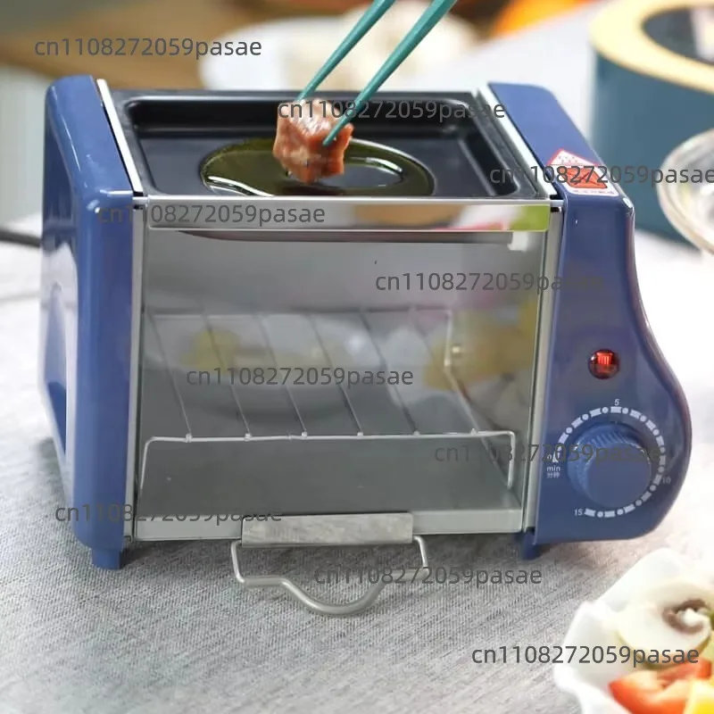 Mini Electric Toaster Oven for Home Kitchens, Complete with Baking Tray