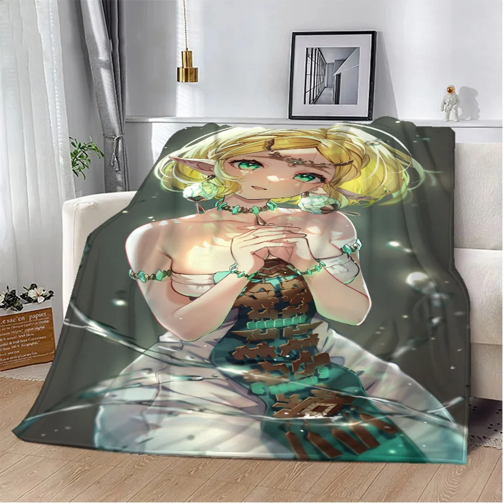 Zelda Fluffy Soft Blankets Characters Bed Blanket 150cm X 200cm Luxury Bedding Interior for Home Beach Towel Knitted Plaid Throw