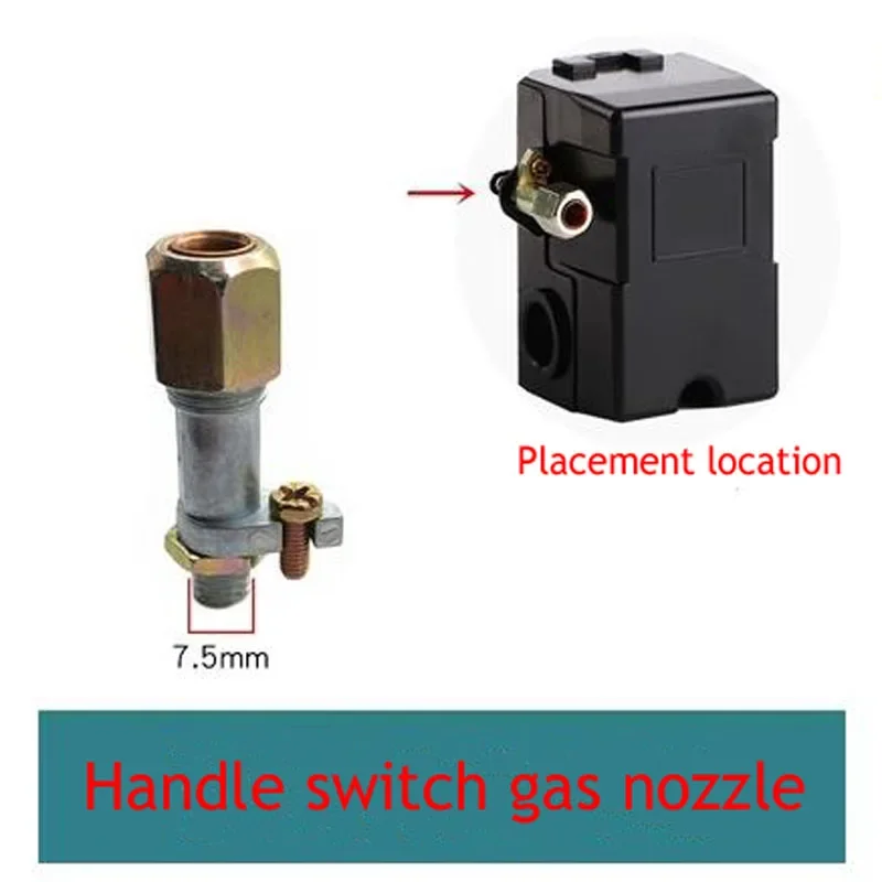 Air Compressor Accessories Vertical Horizontal Pressure Handle Switch Gas Nozzle