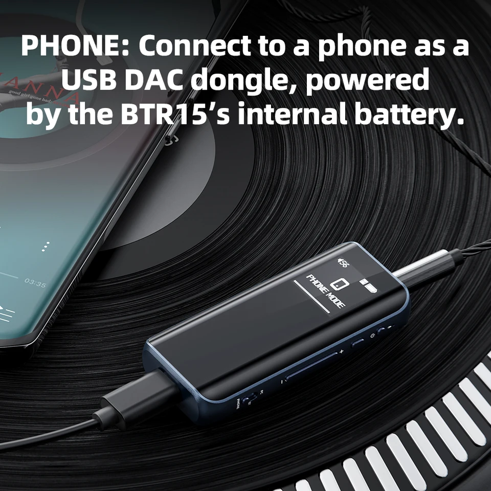 FiiO BTR15 Bluetooth 5.1 Headphone Amp