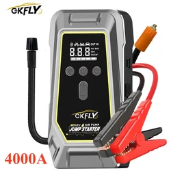 Portable 4000A 7000A  Car Jump Starter Power Bank 12V Starting Device 150PSI Air Pump Car Battery Boosters Emergency Car Starter