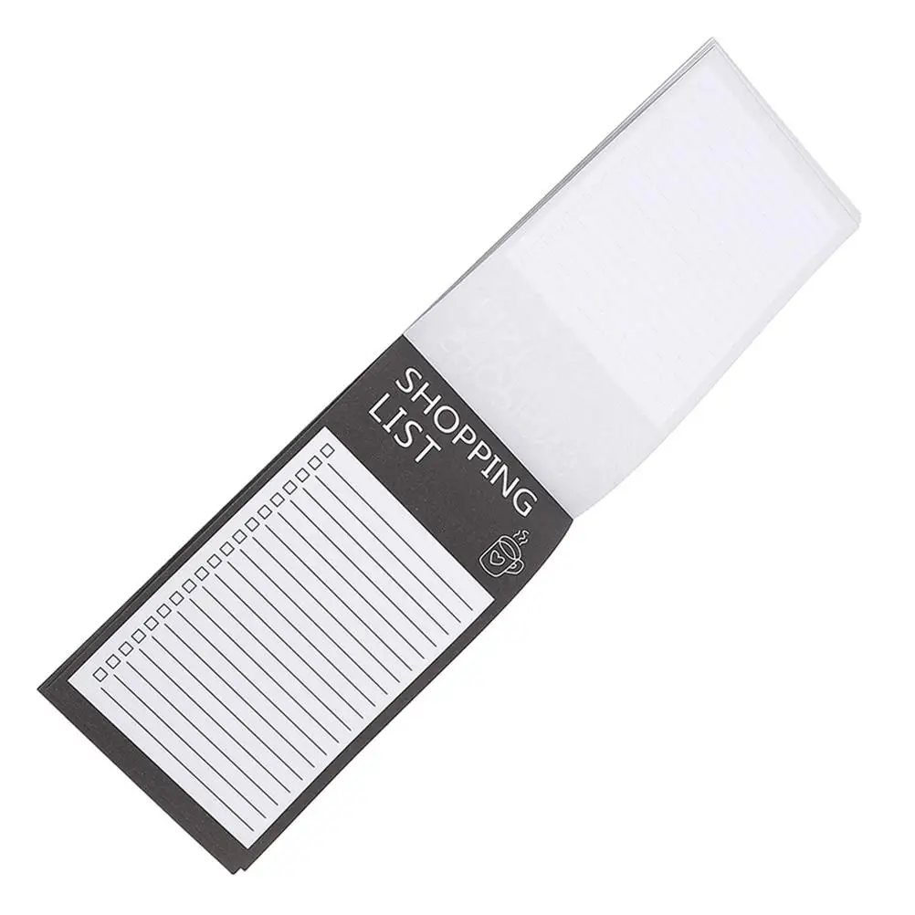 Magnetischer Notizblock, dickes Papier, glattes Schreiben, Einkaufslistenblöcke, Einkaufsplaner, Notizblock, Kühlschrank, Kühlschrank, Memo-Planer