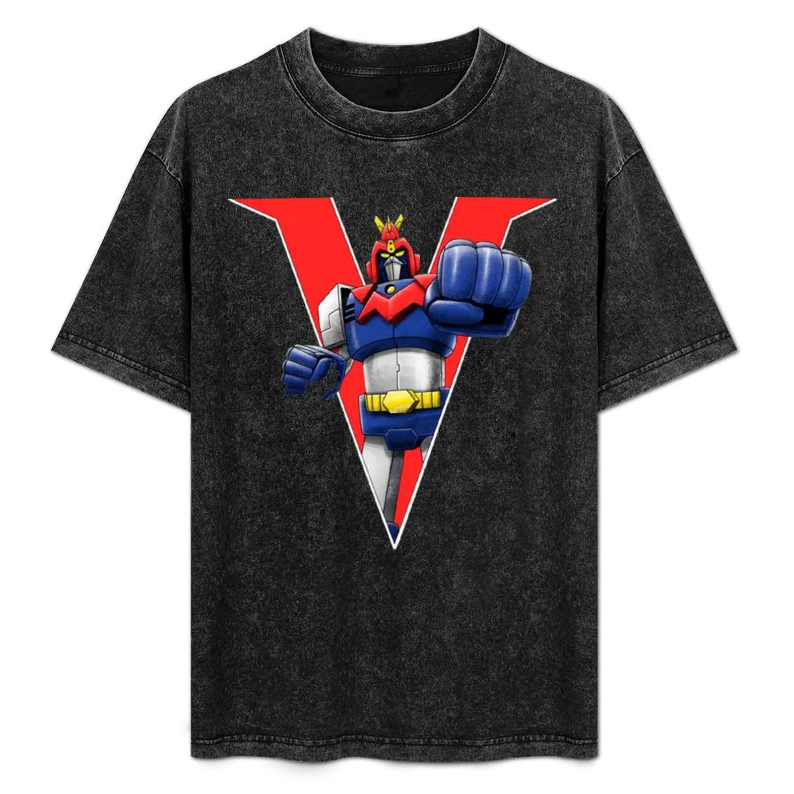 

Voltes V Punch T-Shirt Relaxed Fit Casual Short Sleeve Top