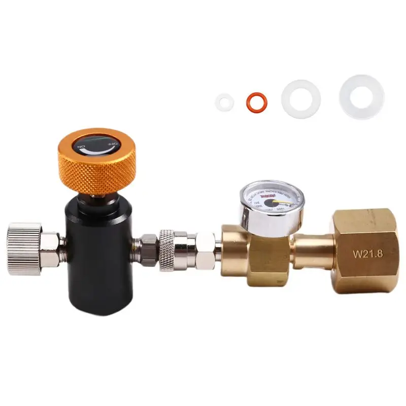 

AEE6-For Sodastream Carbonator Cylinder Inflation Joint Inflation Valve Supplement Station Adapter,Adapter Inflation Valve