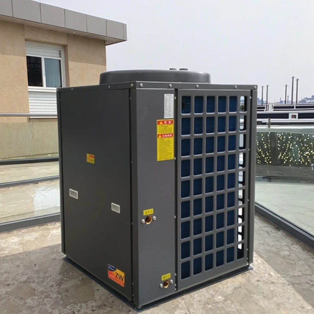 

【2026】High-Capacity 5 H-p 10P 30P Air Source Heat Pump Large Household Commercial Electric R410A Integrated Unit With Metal Hous