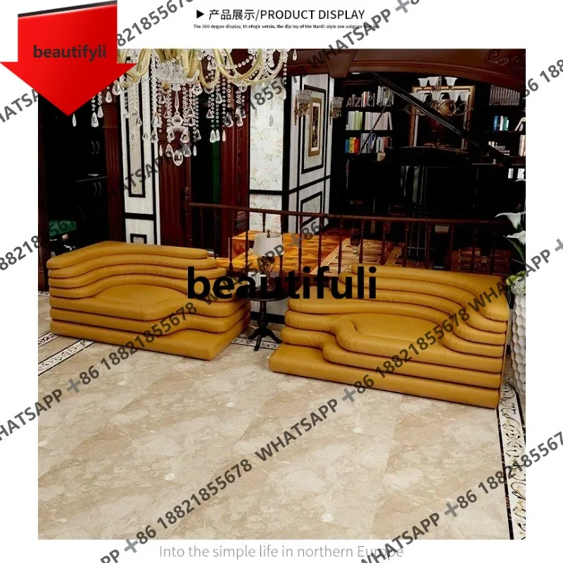 

Новинка: Модульный диван D06, ретро-дизайн, кожаная обивка, для магазинов одежды и вилл