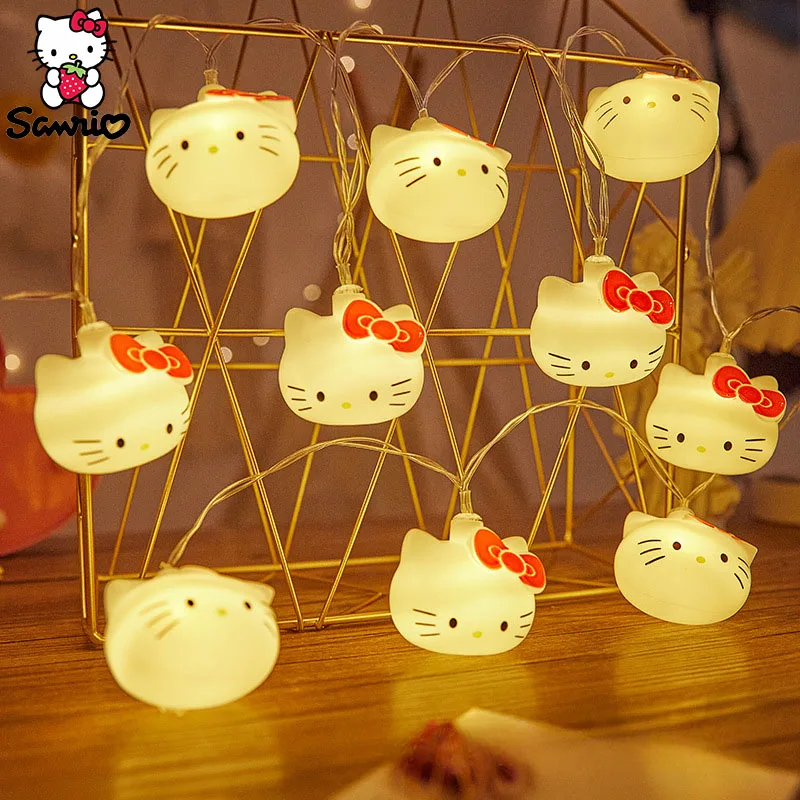 Sanrio Accessories Led String Lights Outdoor Hello Kitty Things Cinnamoroll Light String Christmas Tree Party Decoration Kid Toy