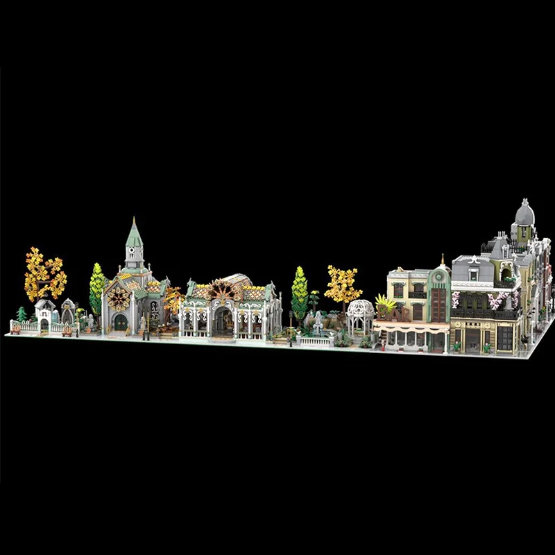 26386pcs MOC Modulaire Alternatieve Bouwt Modulair Modelbouw Kerstcadeaus Blokken Monteren DIY Creatieve Baksteen Speelgoed Verjaardag