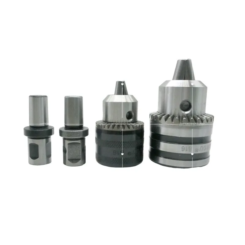 19mm Hex Shank To B16 Taper Chuck Adapter Hollow Core Annular Cutter Connecting Rod Drill Holder 1 pcs