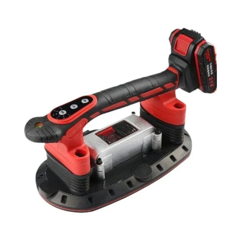 Electric Suction Cup Tile Vibrator High Frequency Vibration Tool for Wall and Floor Tiling Dual Purpose Brick Laying Device