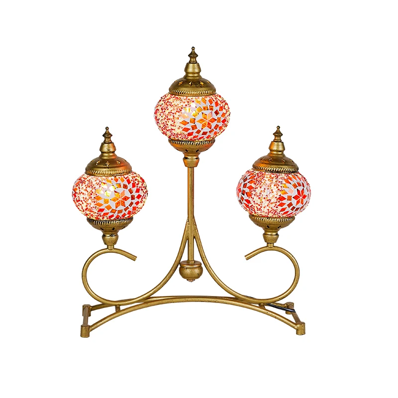 Custom TurkisColor Lamps Retro Exotic Bedroom Living Room Restaurant