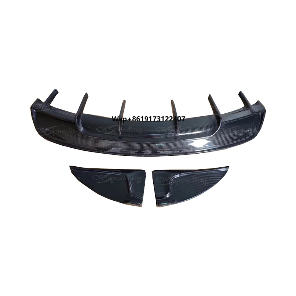 

R STYLE CARBON FIBER REAR DIFFUSER REAR BUMPER LIP REAR LIP for MODEL S