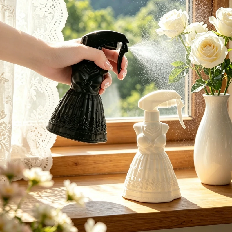 French garden style gravity-fed kettle luxury spray bottle - dual-purpose garden cleaning art decoration reusable spray bottle