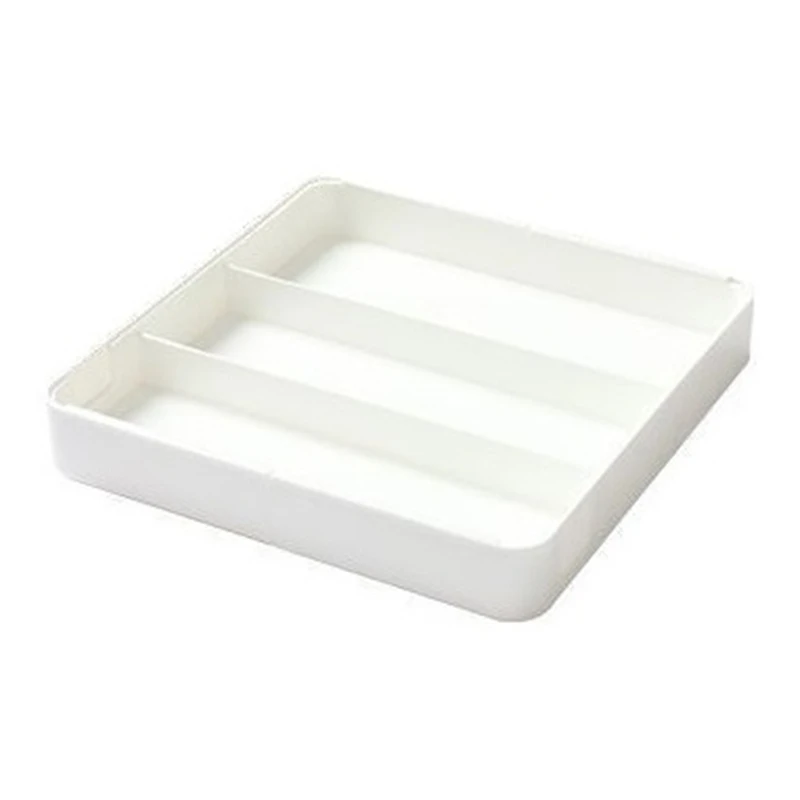 【HOT】Kitchen Drawer Tableware Organization Frame Adjustable Cooking Tableware Tray Plastic Tableware Chopsticks Rack