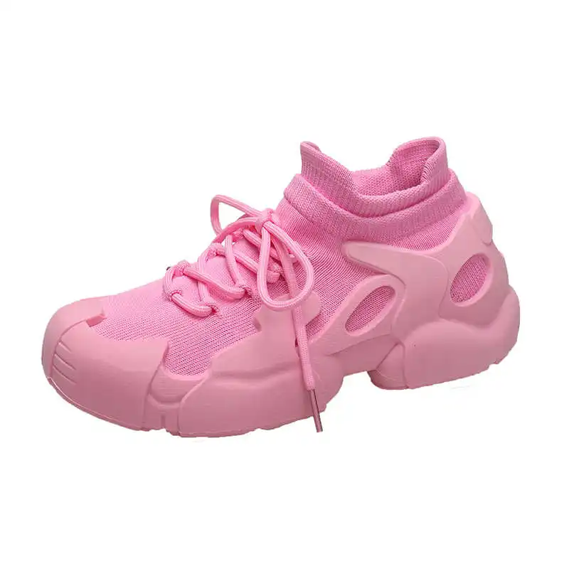 Outdoor Lace Up Summer Boots Women School Shoes High Woman Sneakers Sport Athletics Runners Hit 2025summer Mobile Ternis