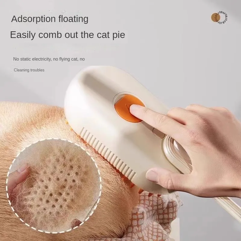 Pet Spray Massage Comb, Cat Hair Spray, Water to remove Floating, No Bath