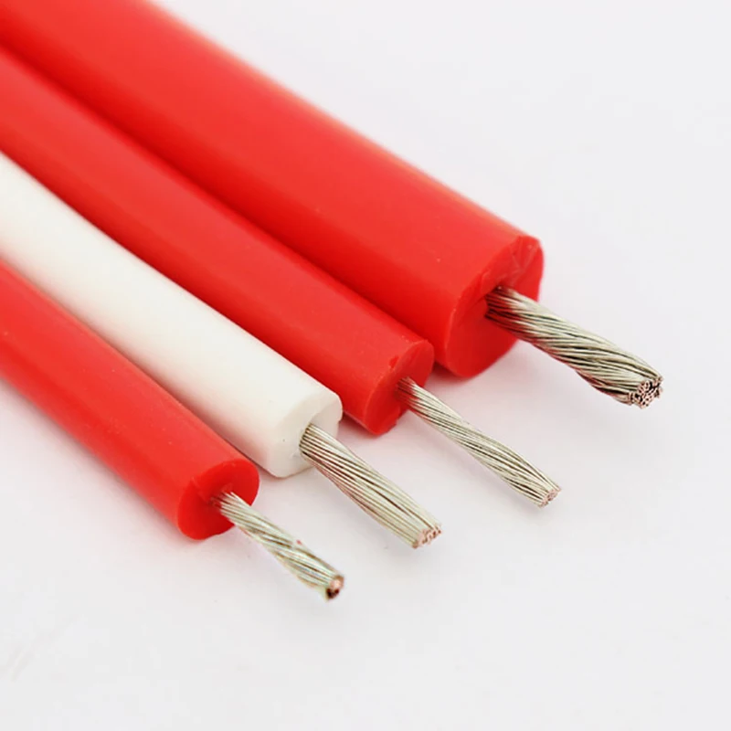 1M AGG DC silicone high voltage wire 6KV 10KV 20KV 30KV 4KV 50KV0.3 0.5 0.75 1 1.5 2.5 square ignition wire UL3239