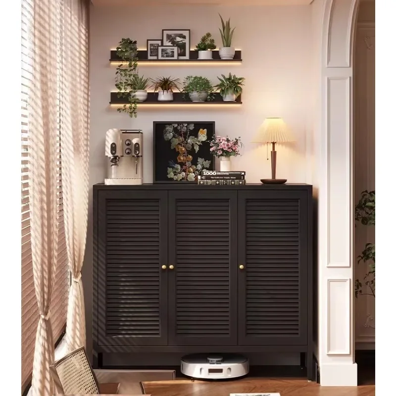 # Steel balcony sunscreen storage cabinet storage cabinet household moisture-proof large capacity storage cabinet vintage sty