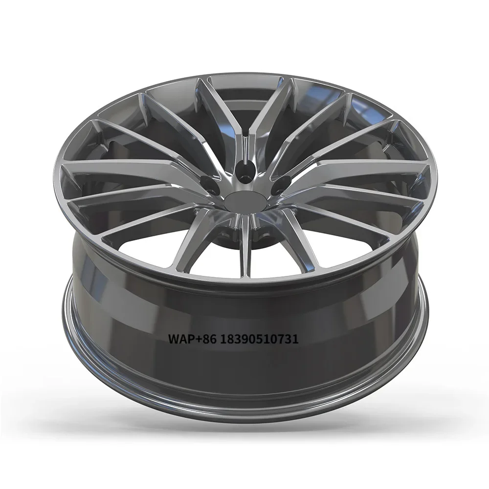 

New High Performance Forged Aluminum Alloy Luxury Racing Customized Five Spoke Wheel Hub 35mm ET Chrome Finish 130/112mm for