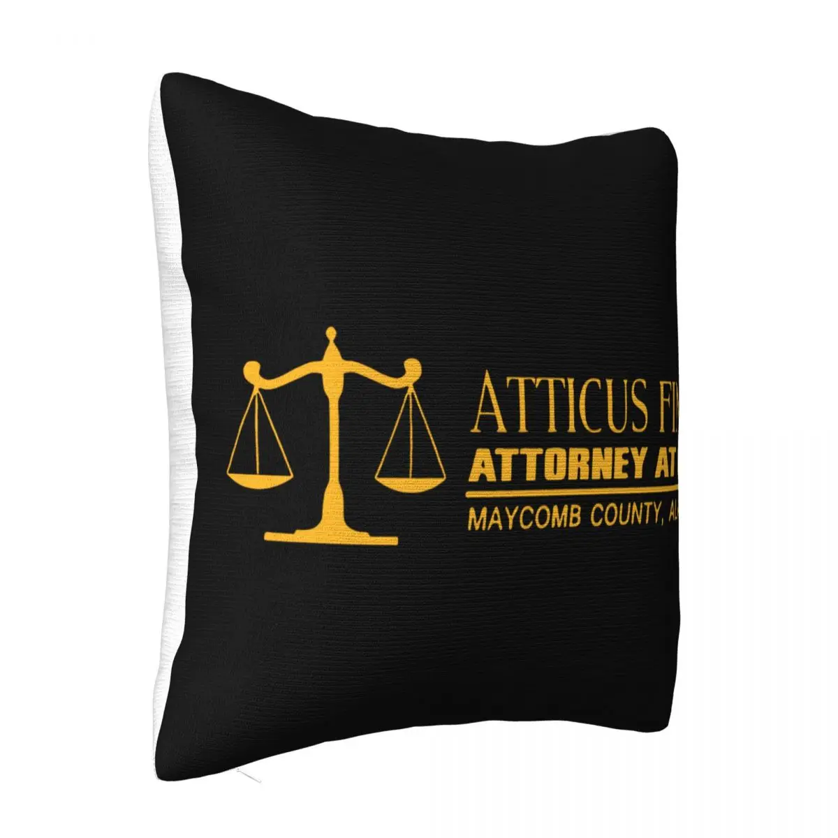 Atticus Finch Attorney At Law Mockingbird Cotton Unisex On Sale Western Style Fashion Swag Pillow Case