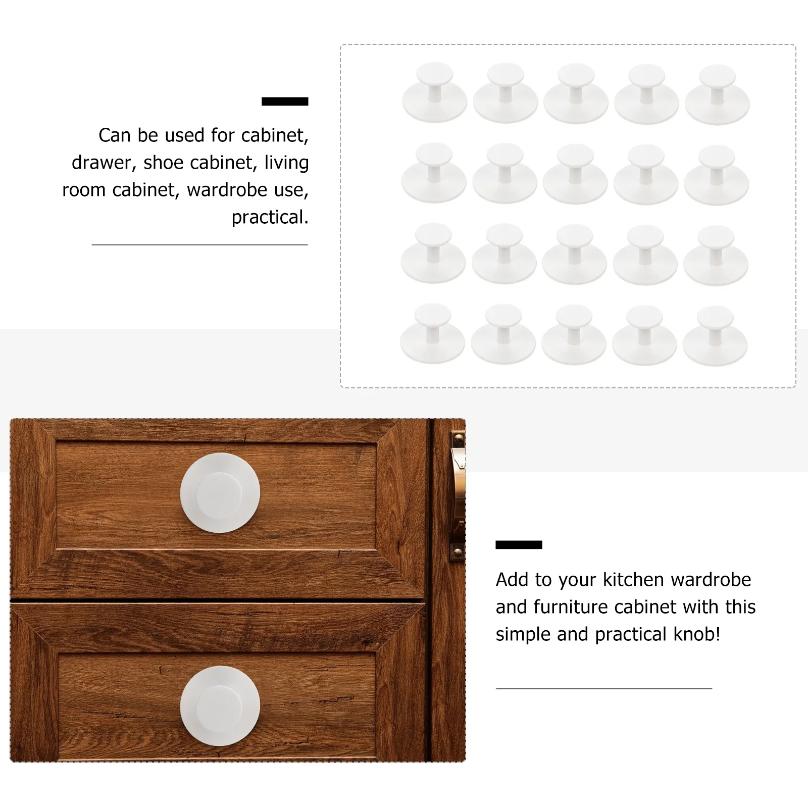 

20pcs Adhesive Handlesflat Pull Knobs For Drawer Wardrobe Door Furniture Self-Stick Toilet Cover Lifters Handles