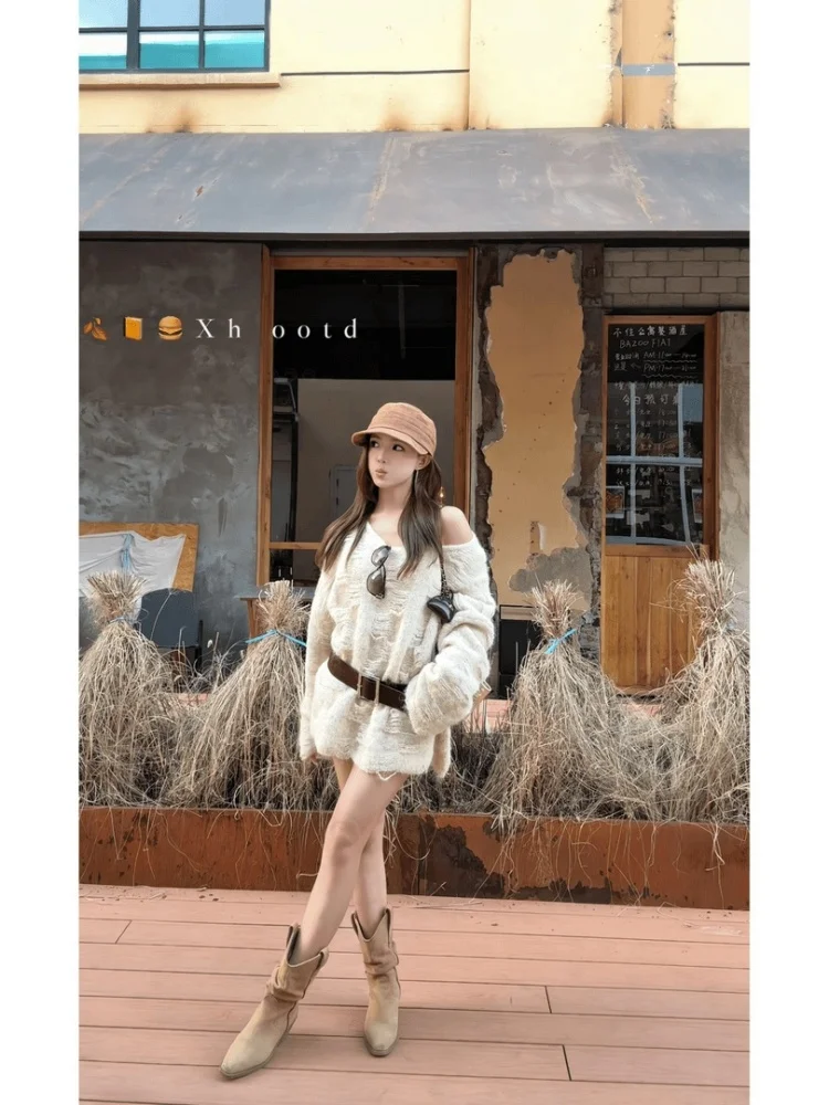 

Sweaters Jumpers Pullovers Womens Winter Clothes Sexy Metallic Eyelet Concert Daily Festival Rock Alternative Band Punk Stretchy