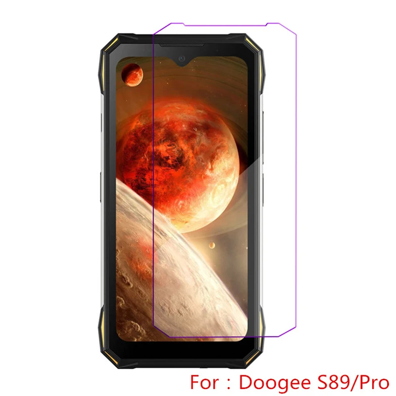 2PCS Protective Glass Cover For Doogee S89 Tempered Glass Film For Doogee S89 Pro Glass Phone Screen Protector Mobile Phone Film