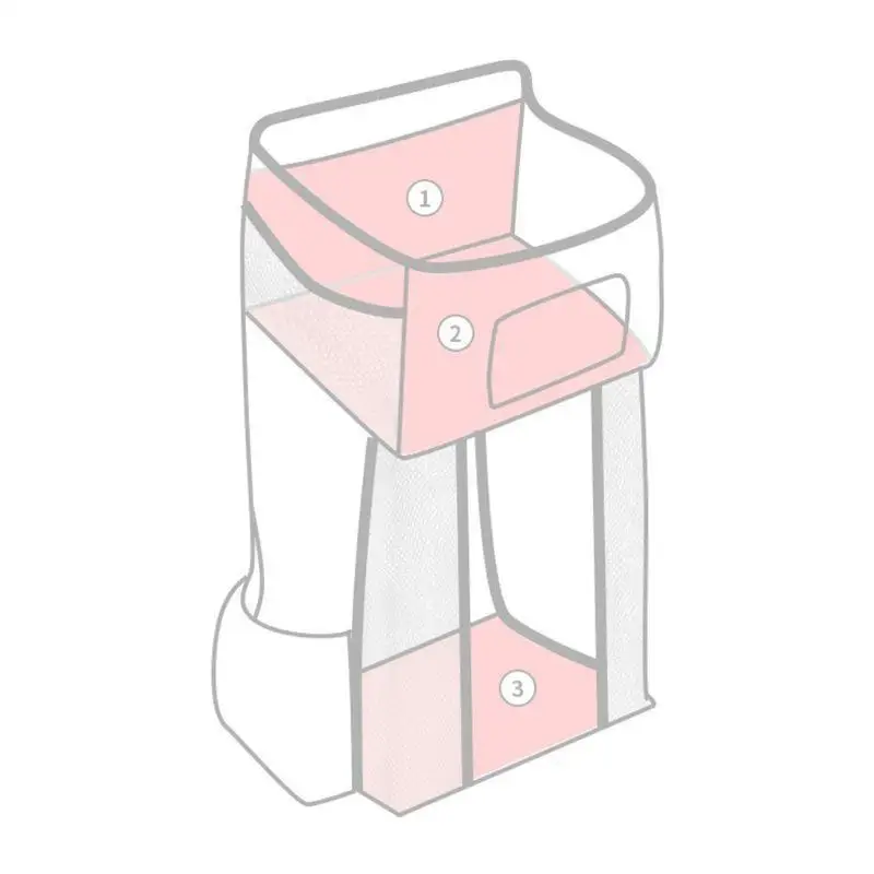 

E8BD Подвесной штабелер для подгузников, подвесные сумки для хранения, детский органайзер для пеленального столика, детской или