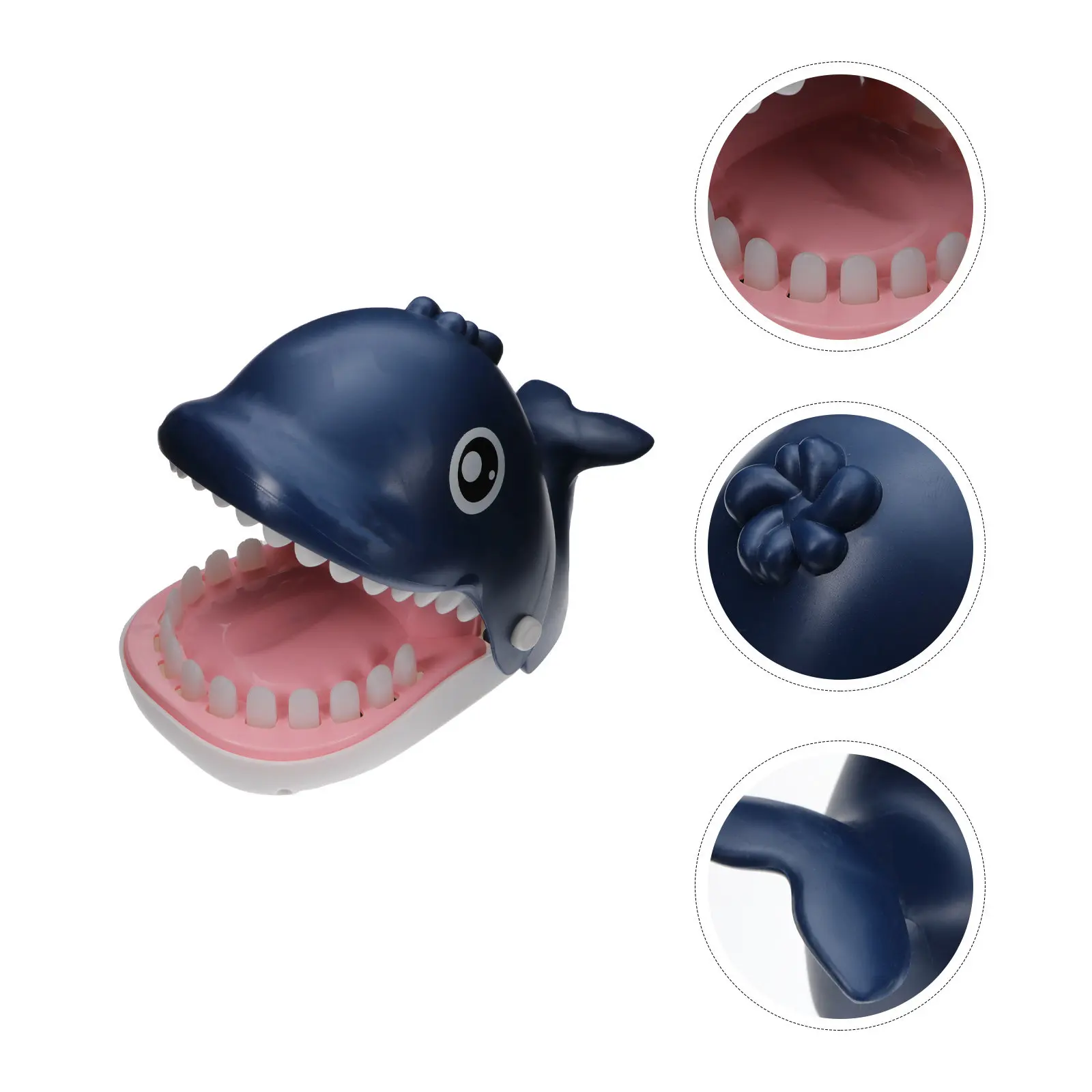 

Kids Toys Biting Finger Game Plaything Teeth Plastic Adult Blue Toddler Trick Funny
