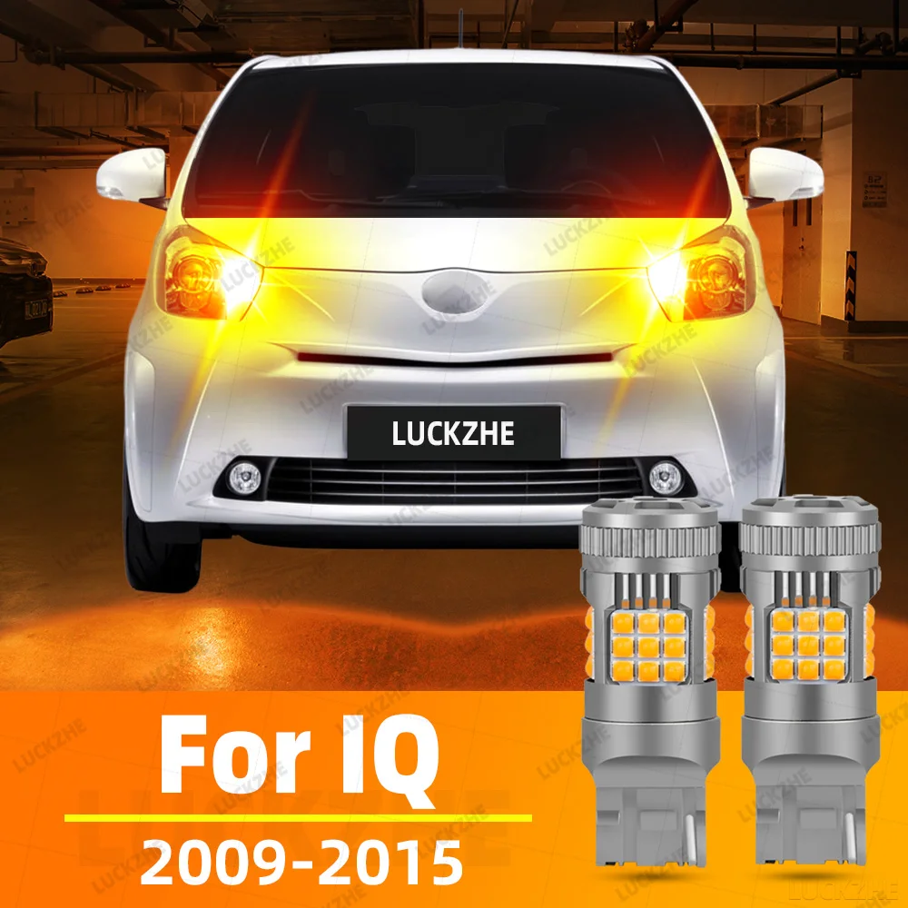 

For Toyota IQ J1 2009-2013 2014 2015 2016 2017 2018 2019 Turn Signal Light LED Blinker Bulbs Lamp Amber Yellow Super Bright