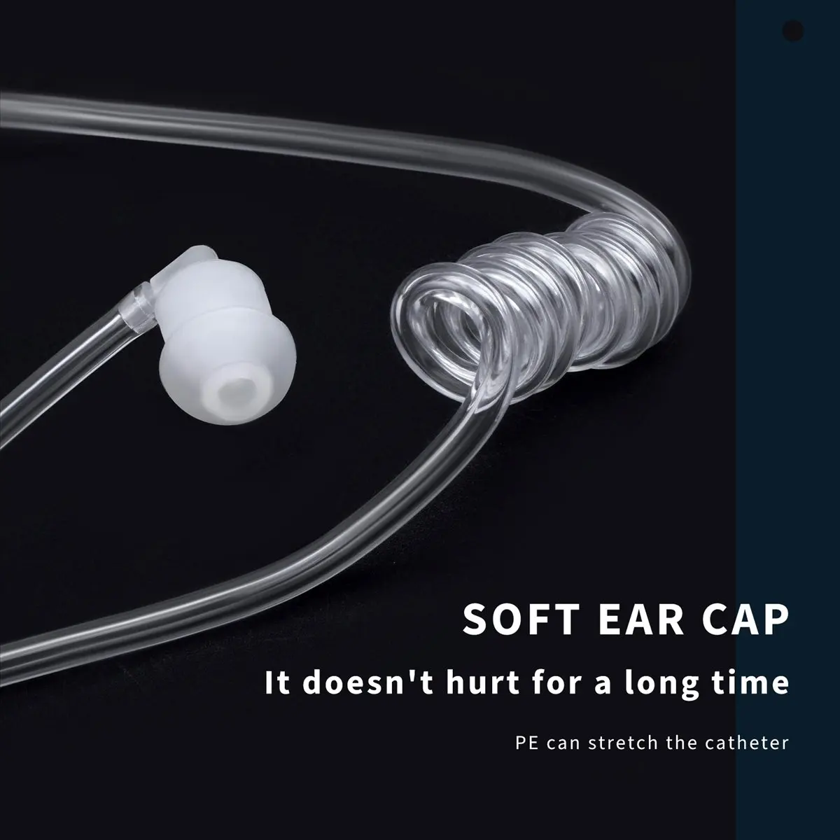 AT42 Walkie Talkie Air Acoustic Tube PPT Headset Earpiece for Xir P6600 P6620 XPR3300 XPR3500 MTP3250