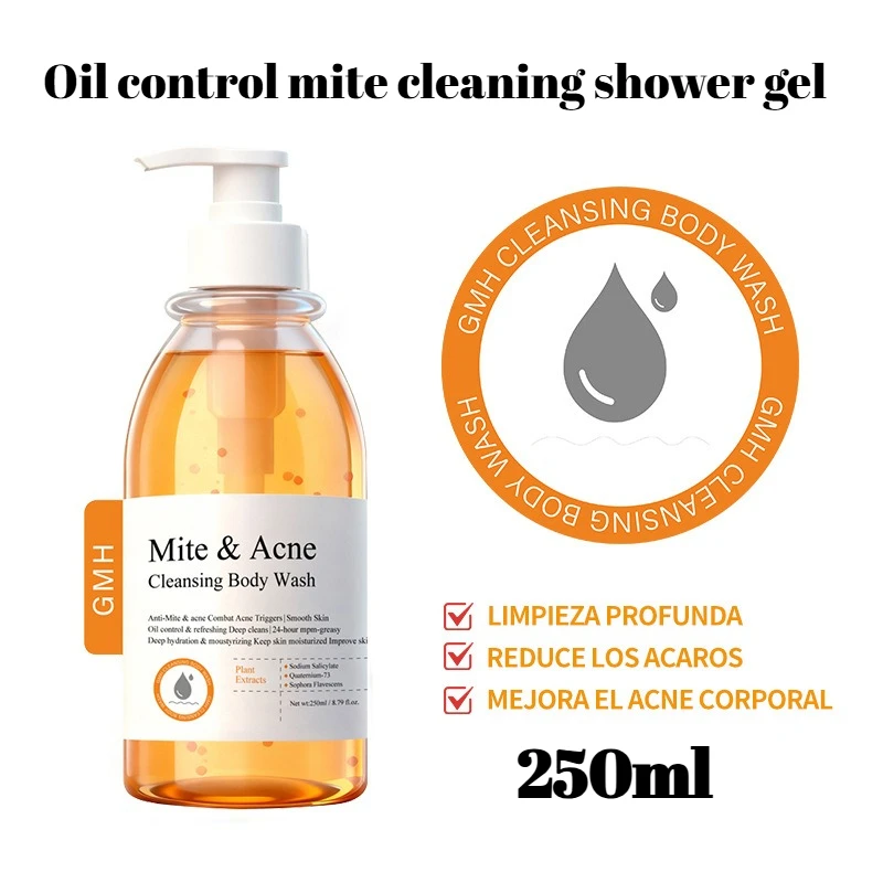 

Oil control mite removal cleaning shower gel deep cleaning mild does not stimulate the moisturizing acne tender skin 250ml