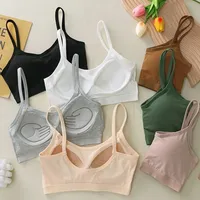 Women Sports Bra Sexy Brathable Sport Tops Push Up Yoga Bra Female Gym Fitness Sports Underwear Weightlifting Seamless Bra