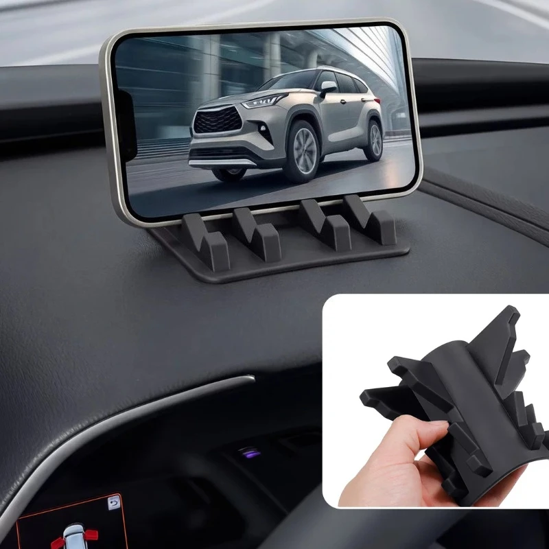 Mobile Phone Car Bracket Silicone Dashboard Navigation Special For Lincoln Nautilus Car Interior Modification Accessories Tools