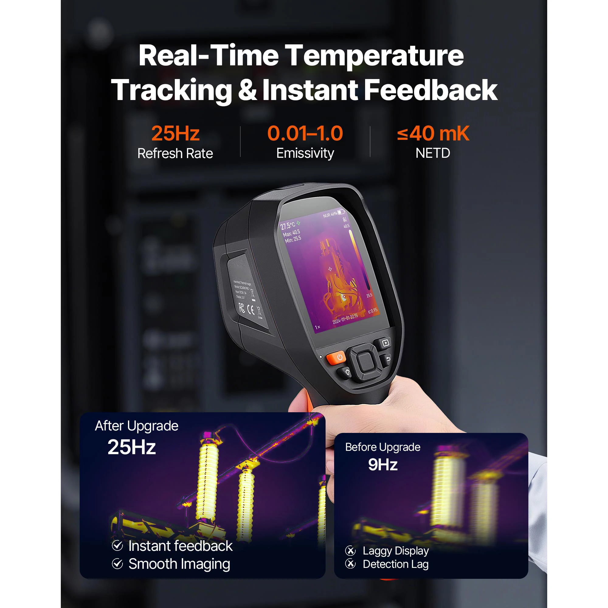 VEVOR Caméra Thermique Résolut - Thermal Imaging Camera 256X192 avis et prix