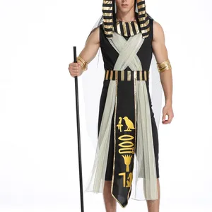 Ägyptische Pharao -Königin Griechische Göttin Halloween Kostüm, Bühnenbildungskostüm, Cos Performance Kostüm 11 Hauptverkaufsbad Griega - №8
