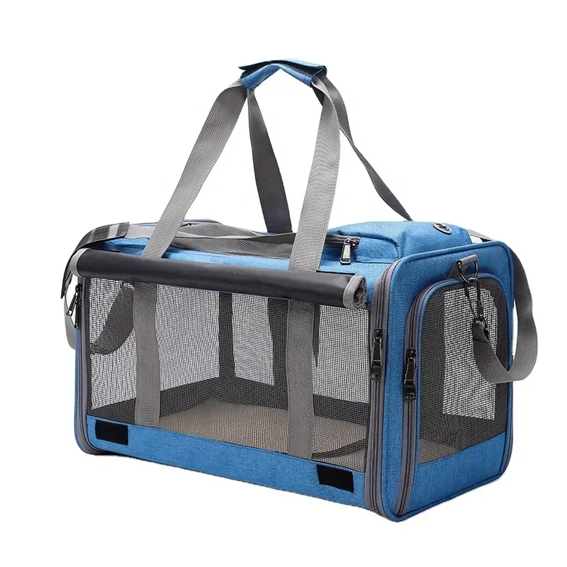 Double Portable Pet Shoulder Bag Transparent Dog And Cat Pet Carriers Travel Bag