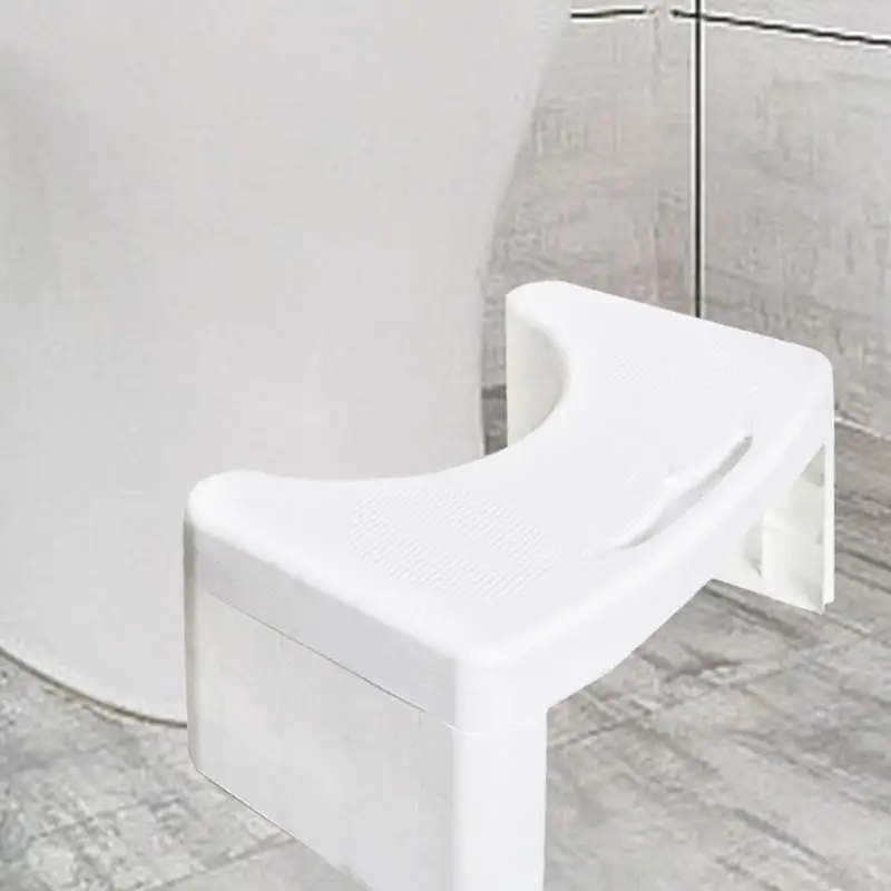 Toilet Foot Stool Non-Slip Poop Stool Portable Toilet Foot Stool Anti-slip Squatting Toilet Potty Step Stool Poop Stool With image 4